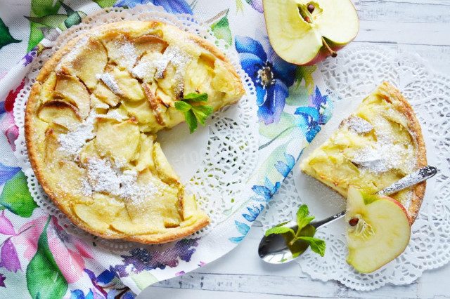 Цвєтаєвський яблучний пиріг з яблуками і 15 схожих рецептів: відео, фото, калорійність, відгуки 
