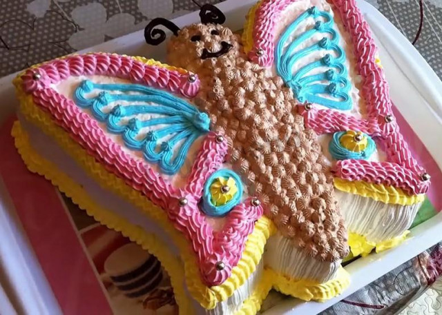 Торт Метелик рецепт з фото покроково і відео 