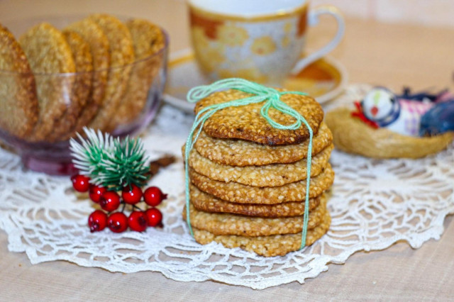 Хрустке пісочне печиво з кунжутом рецепт з фото покроково і відео 
