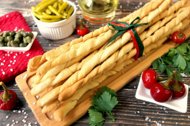 Итальянские хлебные палочки гриссини