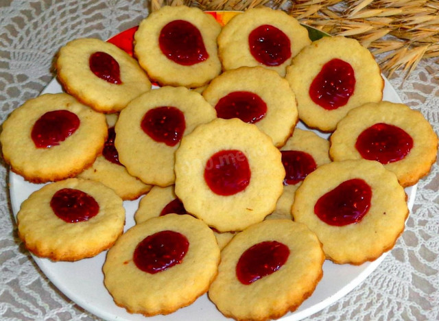 Пісочне печиво з джемом рецепт з фото покроково 