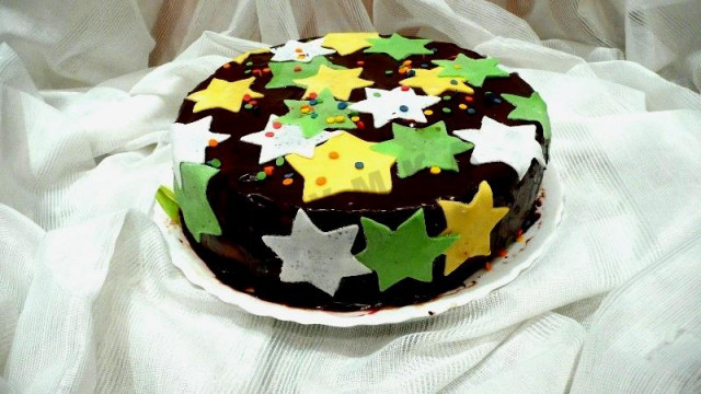 Торт Чародійка з мастики рецепт з фото покроково 