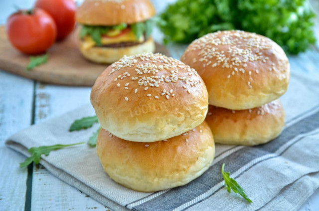 Домашні булочки для гамбургерів як в Макдональдсі рецепт з фото покроково і відео 
