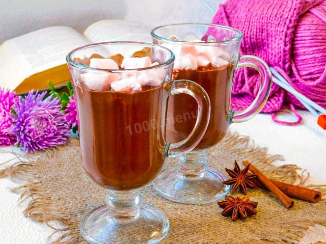 Гарячий шоколад з какао домашній рецепт з фото покроково 