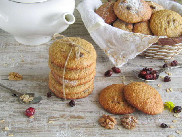 Вівсяне печиво на кефірі рецепт з фото покроково 