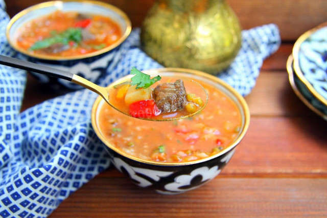 Суп з маша по узбецьки рецепт з фото покроково 