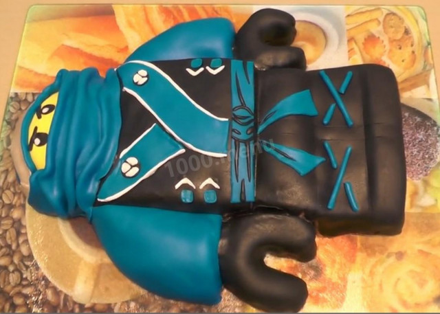Торт Лего Ніндзяго з мастики рецепт з фото покроково і відео 