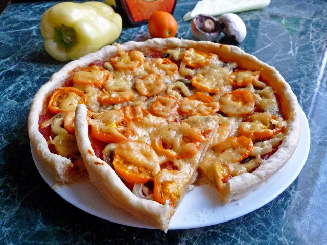 Піца на пиві рецепт з фото покроково 