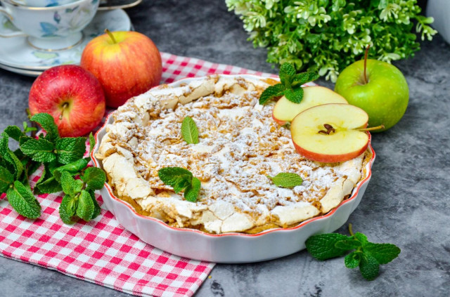 Смачний яблучний пиріг ніжний рецепт з фото покроково і відео 
