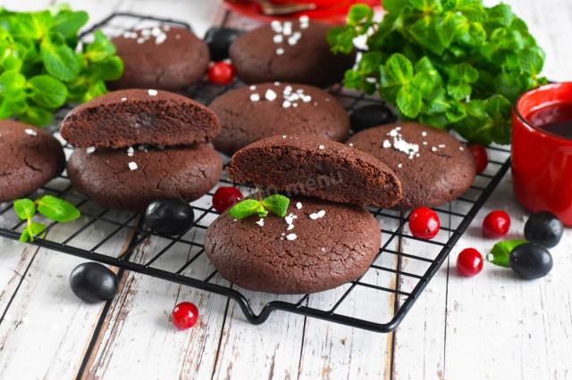 Шоколадне печиво Брауні рецепт з фото покроково і відео 