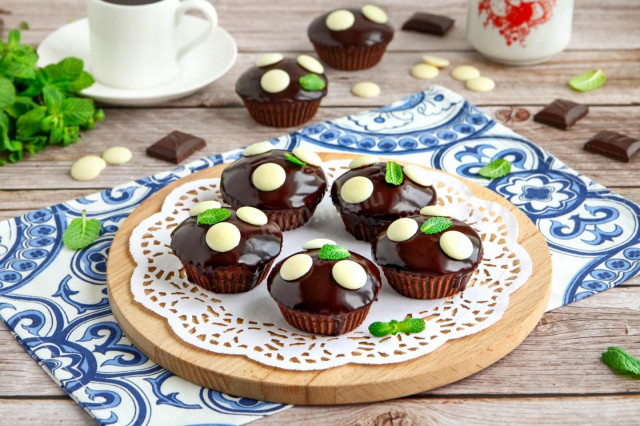 Шоколадні кекси в силіконових формочках рецепт з фото покроково 