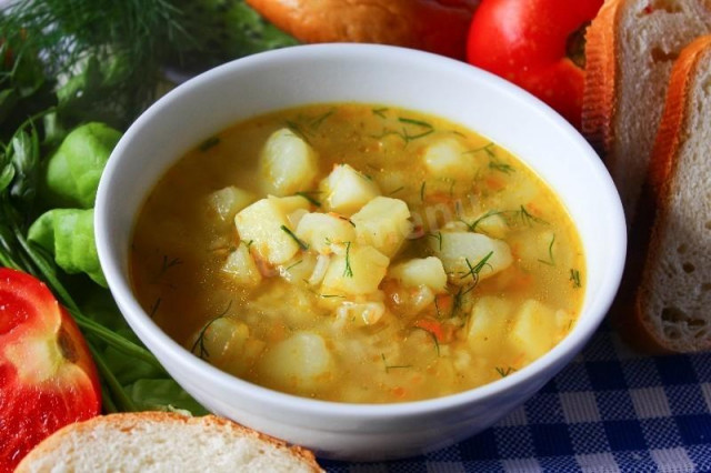 Курячий суп з рисом і картоплею рецепт з фото покроково 