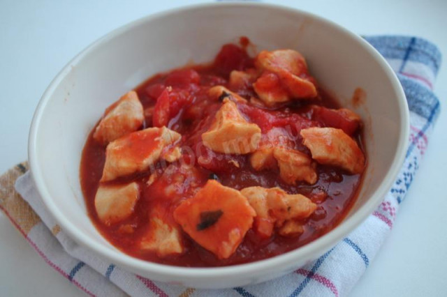 Каччіаторе курка запечена з помідорами по італійськи рецепт з фото покроково 