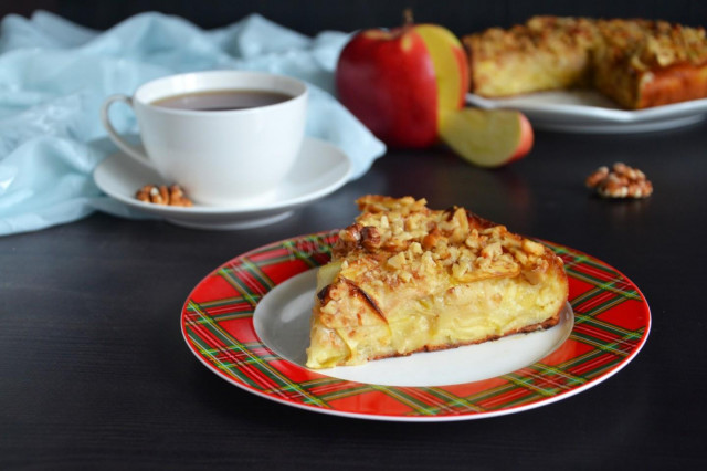 Невидимий яблучний пиріг рецепт з фото покроково і відео 