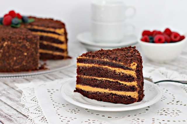 Торт Пеле шоколадний в домашніх умовах рецепт з фото покроково 