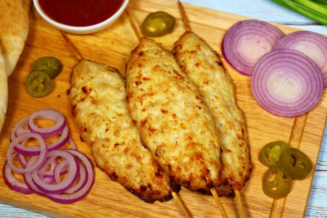 Люля кебаб з індички рецепт з фото покроково 