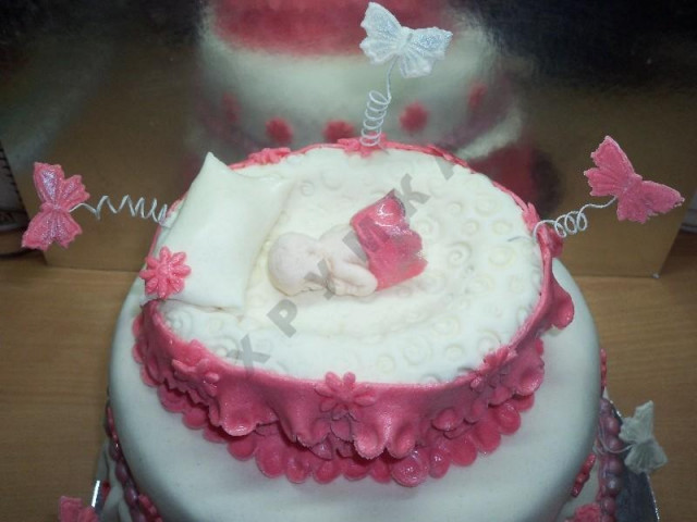 Торт немовля з мастики рецепт з фото покроково 