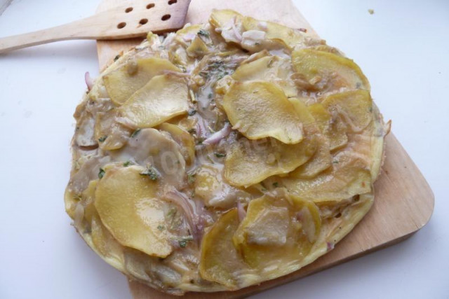 Картопляна тортилья рецепт з фото покроково 