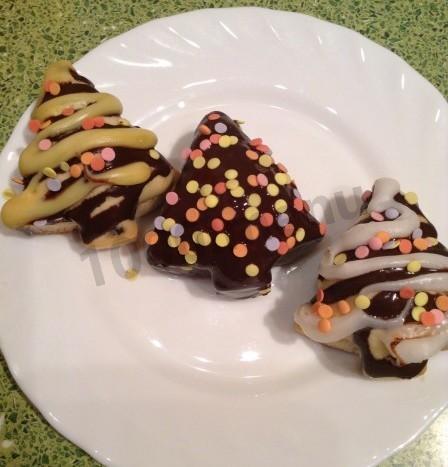 Печиво Ялинка на Новий Рік новорічне рецепт з фото покроково 