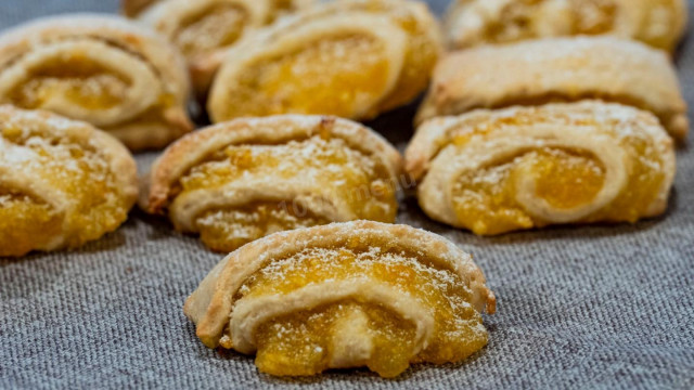 Пісочне печиво на сметані з начинкою з апельсина рецепт з фото покроково і відео 