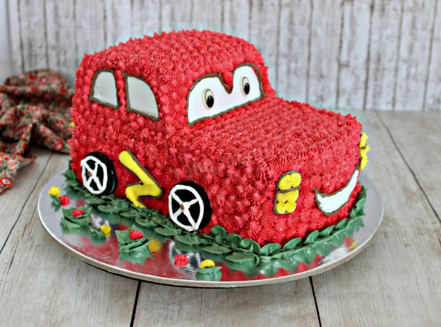 Торт Червона Машина з крему рецепт з фото покроково 