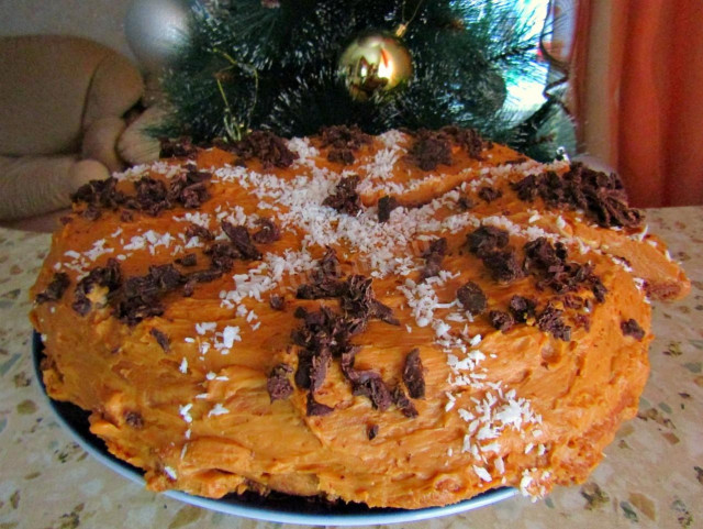 Шоколадно-медовий торт Спартак рецепт з фото покроково і відео 