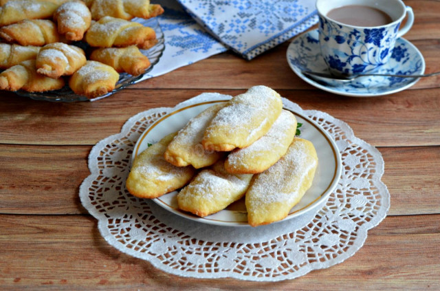 Печиво трубочки з сирного тіста рецепт з фото
