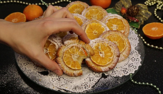 Святкове печиво Мандаринка рецепт з фото покроково і відео 