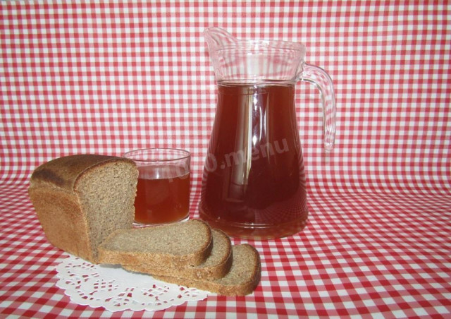 Домашній квас з чорного хліба на сухих дріжджах рецепт з фото покроково і відео 