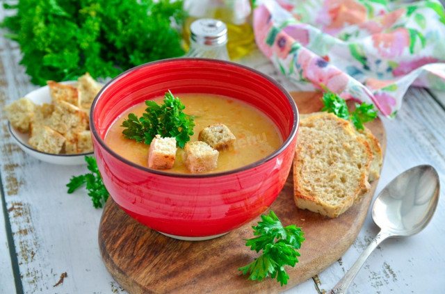 Гороховий суп без м'яса пісний веганські рецепт з фото покроково і відео 