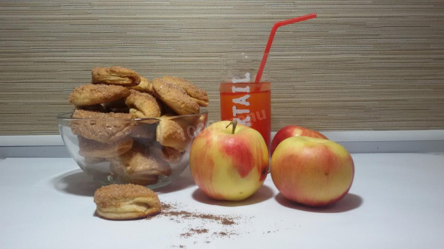 Печиво з яблуками і корицею на сметані рецепт з фото і відео 