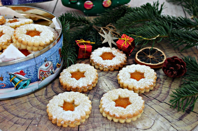 Лінцерское печиво рецепт з фото покроково 