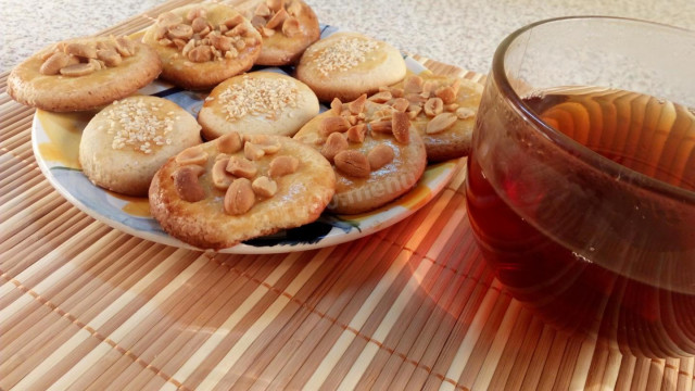 Пісочне печиво з арахісом на Новий рік рецепт з фото покроково і відео 