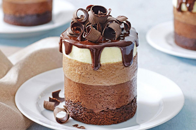 Мусове шоколадне тістечко рецепт з фото 
