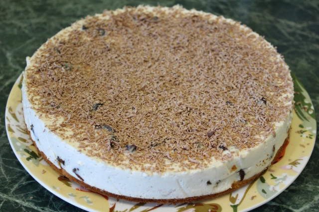 Сметанно сирний торт з чорносливом рецепт з фото покроково 