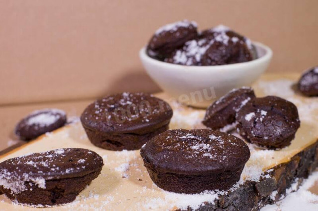 Шоколадні кекси з кокосової муки рецепт з фото крок за кроком 