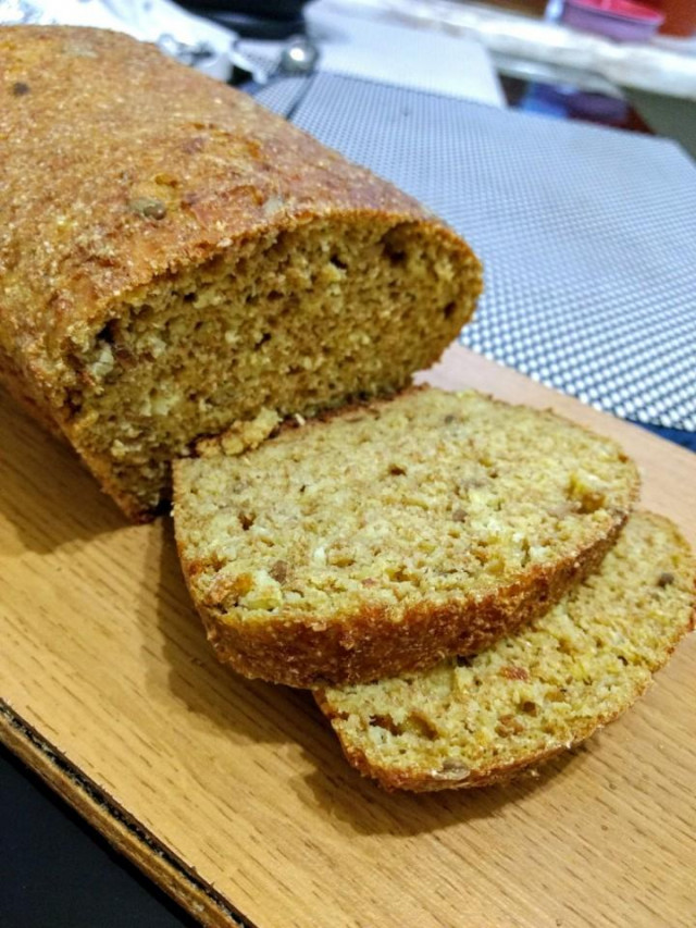 Білковий хліб з сиром рецепт з фото 