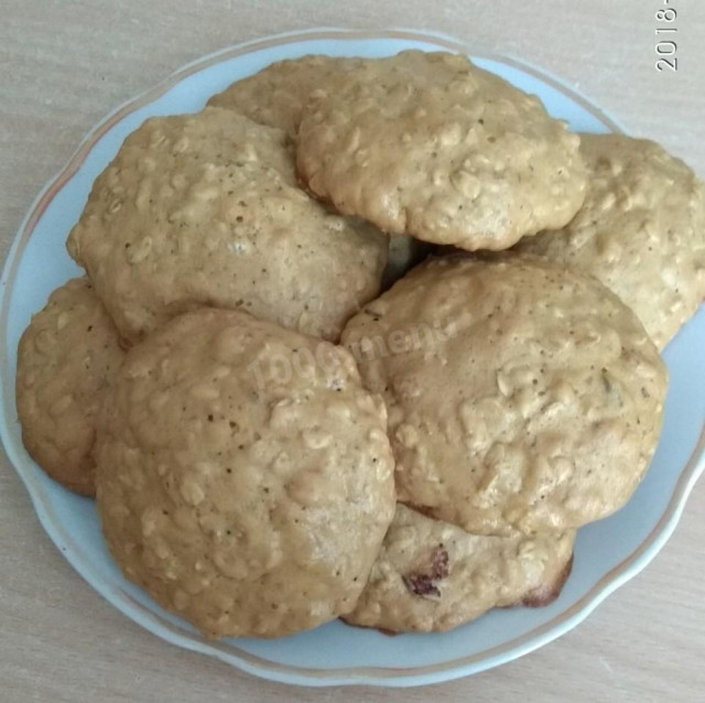 Вівсяне печиво на пластівцях рецепт з фото 