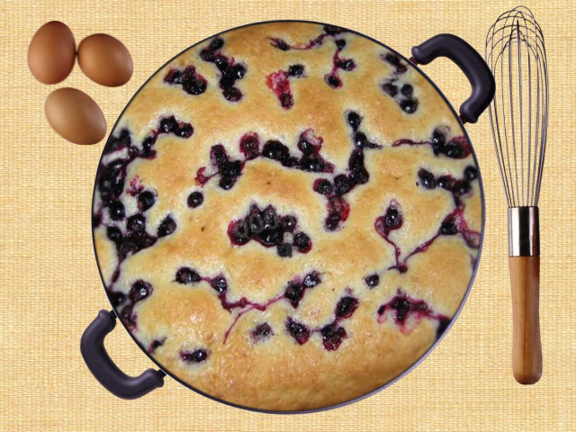 Клафуті з замороженими ягодами рецепт з фото 