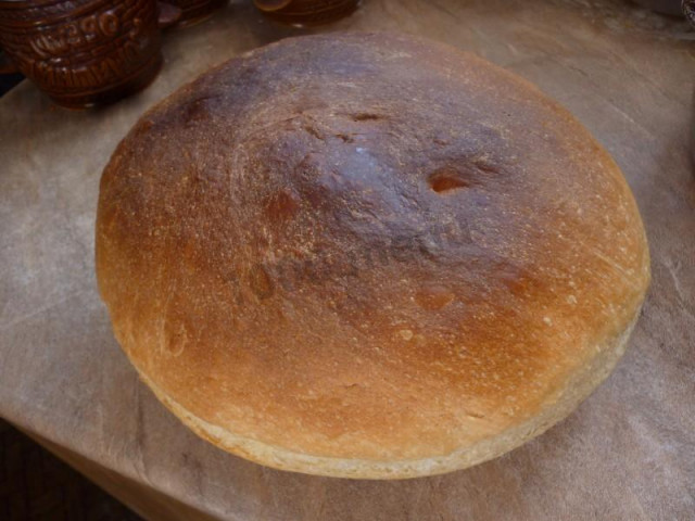 Хліб домашній подовий рецепт з фото 