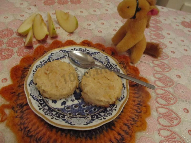 Яблучні кекси-пудинги без борошна рецепт з фото покроково 