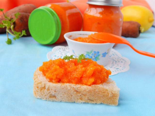 Морквяне пюре на зиму рецепт з фото покроково 