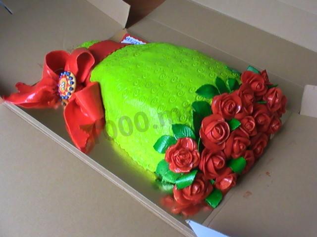 Торт з бантом з мастики квіти рецепт з фото покроково 