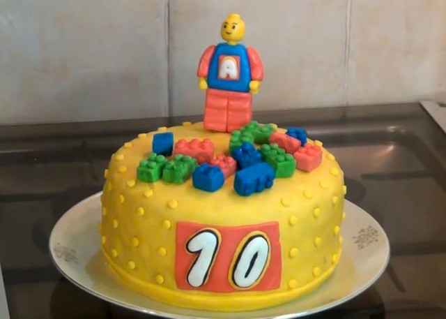 Торт Конструктор Лего рецепт з фото покроково і відео 