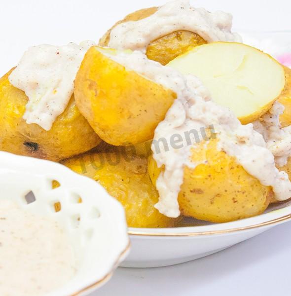 Картопля в рукаві з соусом бешамель рецепт з фото покроково 