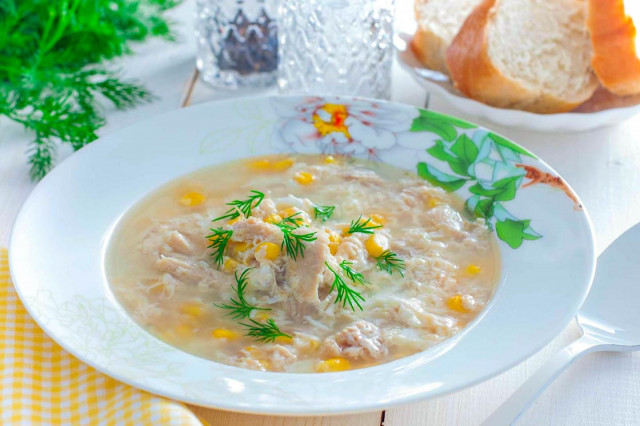 Суп з кукурудзою консервованої рецепт з фото покроково і відео 