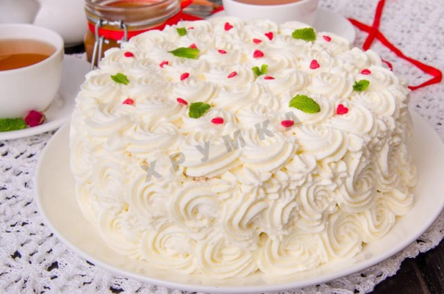 Бісквітний карамельний торт рецепт з фото покроково 