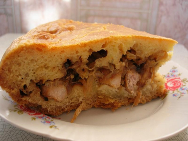 М'ясний пиріг жвавий старий рецепт з фото і відео 