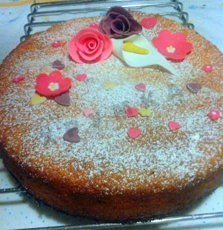 Мигдально-яблучний торт рецепт з фото 