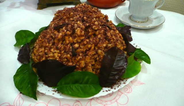 Торт шоколадна гірка рецепт з фото покроково 